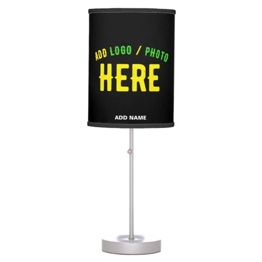 STYLISH MODERN CUSTOMIZABLE BLACK VERIFIED BRANDED TABLE LAMP (Front)