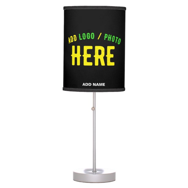 STYLISH MODERN CUSTOMIZABLE BLACK VERIFIED BRANDED TABLE LAMP (Front)