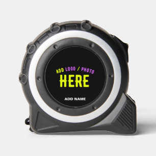 STYLISH MODERN CUSTOMIZABLE BLACK VERIFIED BRANDED TAPE MEASURE
