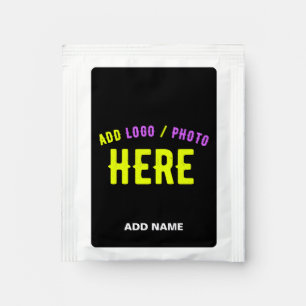 STYLISH MODERN CUSTOMIZABLE BLACK VERIFIED BRANDED TEA BAG DRINK MIX