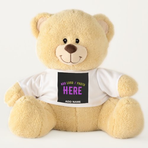 STYLISH MODERN CUSTOMIZABLE BLACK VERIFIED BRANDED TEDDY BEAR