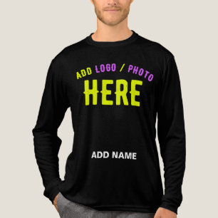 STYLISH MODERN CUSTOMIZABLE BLACK VERIFIED BRANDED Tri-Blend SHIRT