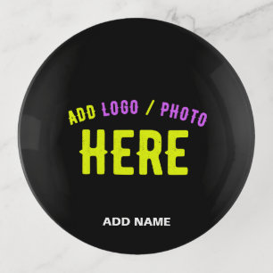 STYLISH MODERN CUSTOMIZABLE BLACK VERIFIED BRANDED TRINKET TRAY