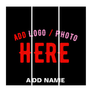 STYLISH MODERN CUSTOMIZABLE BLACK VERIFIED BRANDED TRIPTYCH