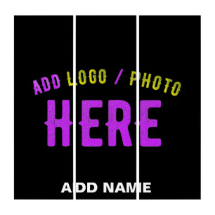STYLISH MODERN CUSTOMIZABLE BLACK VERIFIED BRANDED TRIPTYCH