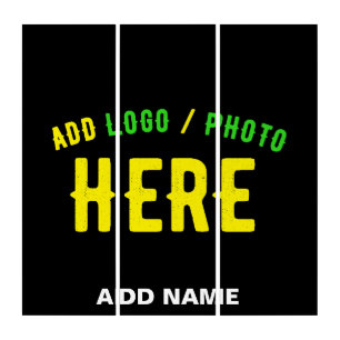 STYLISH MODERN CUSTOMIZABLE BLACK VERIFIED BRANDED TRIPTYCH