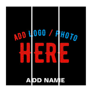 STYLISH MODERN CUSTOMIZABLE BLACK VERIFIED BRANDED TRIPTYCH