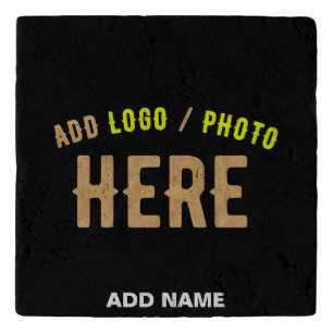 STYLISH MODERN CUSTOMIZABLE BLACK VERIFIED BRANDED TRIVET