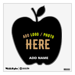 STYLISH MODERN CUSTOMIZABLE BLACK VERIFIED BRANDED WALL DECAL