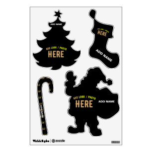 STYLISH MODERN CUSTOMIZABLE BLACK VERIFIED BRANDED WALL DECAL