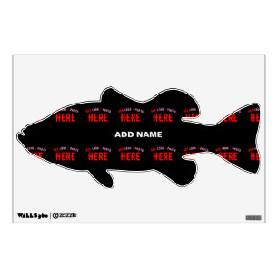 STYLISH MODERN CUSTOMIZABLE BLACK VERIFIED BRANDED WALL DECAL