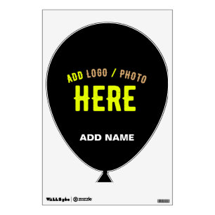 STYLISH MODERN CUSTOMIZABLE BLACK VERIFIED BRANDED WALL DECAL