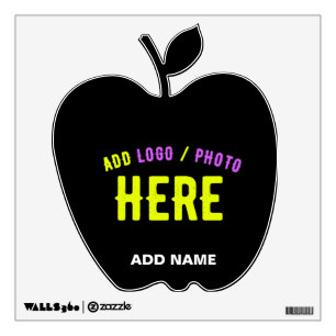 STYLISH MODERN CUSTOMIZABLE BLACK VERIFIED BRANDED WALL DECAL