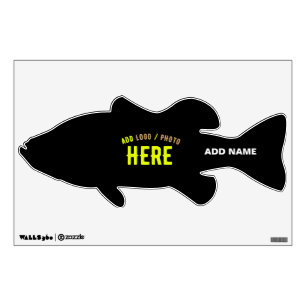 STYLISH MODERN CUSTOMIZABLE BLACK VERIFIED BRANDED WALL DECAL