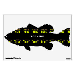 STYLISH MODERN CUSTOMIZABLE BLACK VERIFIED BRANDED WALL DECAL