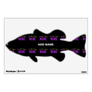 STYLISH MODERN CUSTOMIZABLE BLACK VERIFIED BRANDED WALL DECAL