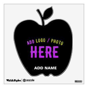 STYLISH MODERN CUSTOMIZABLE BLACK VERIFIED BRANDED WALL DECAL