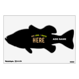 STYLISH MODERN CUSTOMIZABLE BLACK VERIFIED BRANDED WALL DECAL