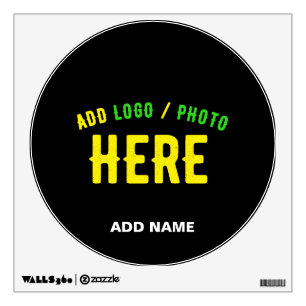 STYLISH MODERN CUSTOMIZABLE BLACK VERIFIED BRANDED WALL DECAL