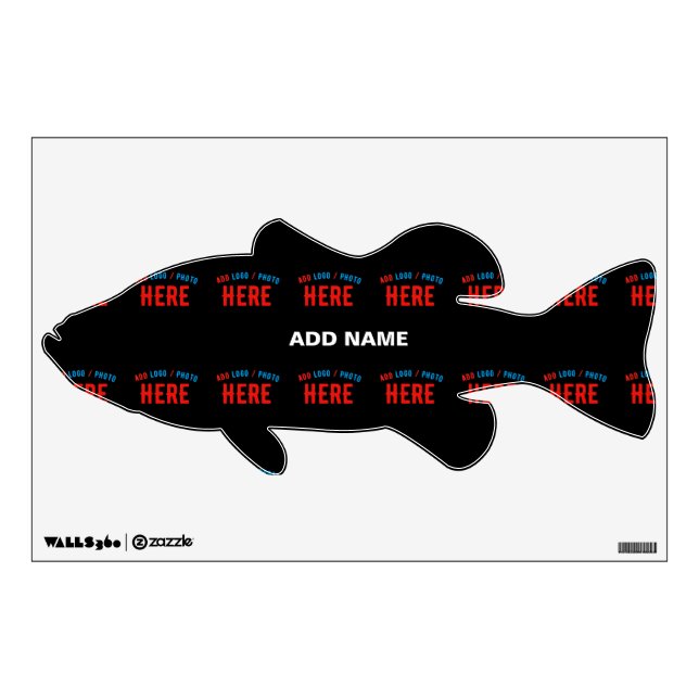 STYLISH MODERN CUSTOMIZABLE BLACK VERIFIED BRANDED WALL DECAL (Front)