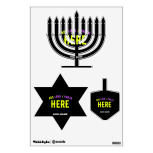 STYLISH MODERN CUSTOMIZABLE BLACK VERIFIED BRANDED WALL DECAL
