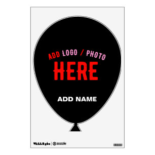 STYLISH MODERN CUSTOMIZABLE BLACK VERIFIED BRANDED WALL DECAL