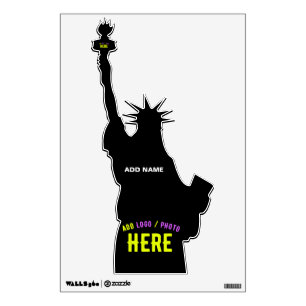 STYLISH MODERN CUSTOMIZABLE BLACK VERIFIED BRANDED WALL DECAL