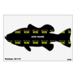 STYLISH MODERN CUSTOMIZABLE BLACK VERIFIED BRANDED WALL DECAL