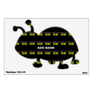 STYLISH MODERN CUSTOMIZABLE BLACK VERIFIED BRANDED WALL DECAL