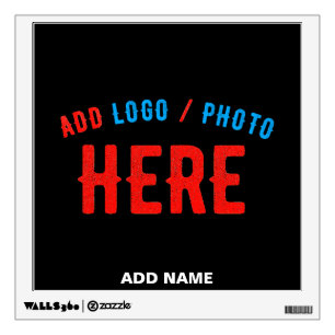 STYLISH MODERN CUSTOMIZABLE BLACK VERIFIED BRANDED WALL DECAL