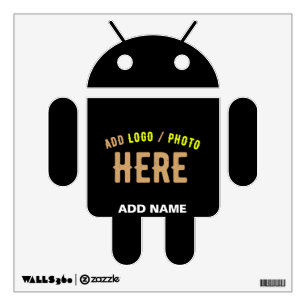 STYLISH MODERN CUSTOMIZABLE BLACK VERIFIED BRANDED WALL DECAL