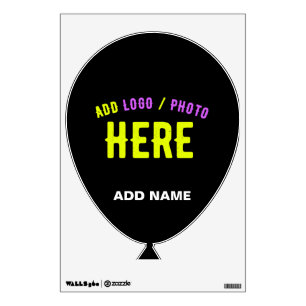 STYLISH MODERN CUSTOMIZABLE BLACK VERIFIED BRANDED WALL DECAL