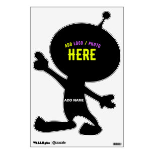 STYLISH MODERN CUSTOMIZABLE BLACK VERIFIED BRANDED WALL DECAL