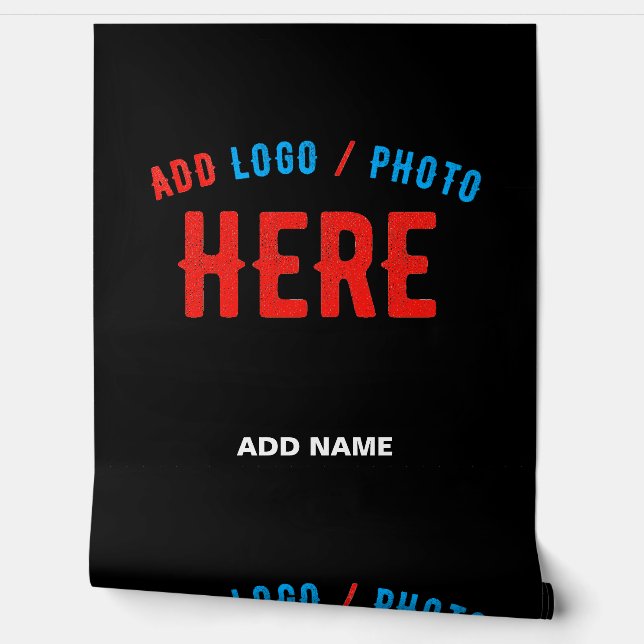 STYLISH MODERN CUSTOMIZABLE BLACK VERIFIED BRANDED WALLPAPER  (Unrolling)