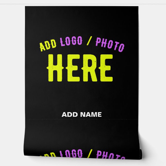 STYLISH MODERN CUSTOMIZABLE BLACK VERIFIED BRANDED WALLPAPER  (Unrolling)