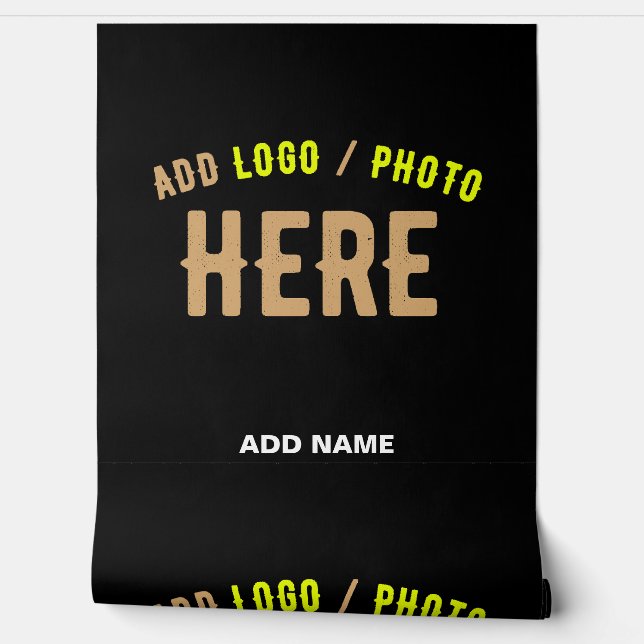 STYLISH MODERN CUSTOMIZABLE BLACK VERIFIED BRANDED WALLPAPER  (Unrolling)