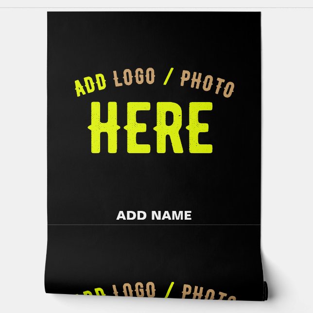 STYLISH MODERN CUSTOMIZABLE BLACK VERIFIED BRANDED WALLPAPER  (Unrolling)