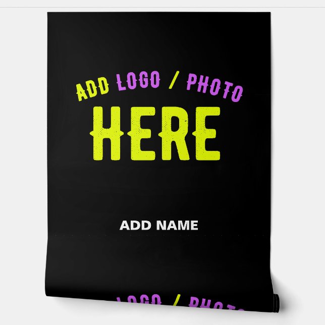 STYLISH MODERN CUSTOMIZABLE BLACK VERIFIED BRANDED WALLPAPER  (Unrolling)