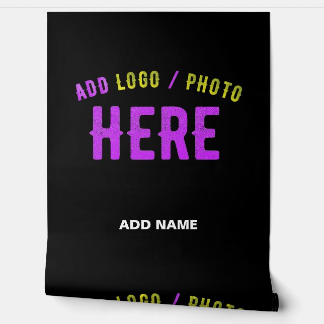 STYLISH MODERN CUSTOMIZABLE BLACK VERIFIED BRANDED WALLPAPER  (Unrolling)