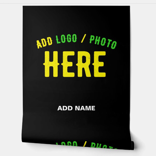 STYLISH MODERN CUSTOMIZABLE BLACK VERIFIED BRANDED WALLPAPER  (Unrolling)
