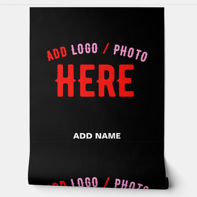 STYLISH MODERN CUSTOMIZABLE BLACK VERIFIED BRANDED WALLPAPER  (Unrolling)