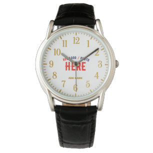 STYLISH MODERN CUSTOMIZABLE BLACK VERIFIED BRANDED WATCH