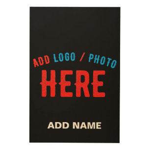 STYLISH MODERN CUSTOMIZABLE BLACK VERIFIED BRANDED WOOD WALL ART