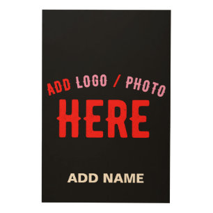 STYLISH MODERN CUSTOMIZABLE BLACK VERIFIED BRANDED WOOD WALL ART