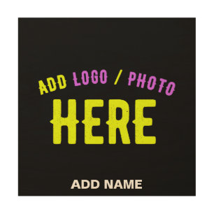 STYLISH MODERN CUSTOMIZABLE BLACK VERIFIED BRANDED WOOD WALL ART