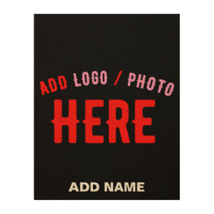 STYLISH MODERN CUSTOMIZABLE BLACK VERIFIED BRANDED WOOD WALL ART