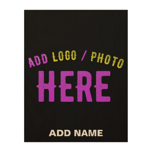 STYLISH MODERN CUSTOMIZABLE BLACK VERIFIED BRANDED WOOD WALL ART