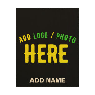 STYLISH MODERN CUSTOMIZABLE BLACK VERIFIED BRANDED WOOD WALL ART