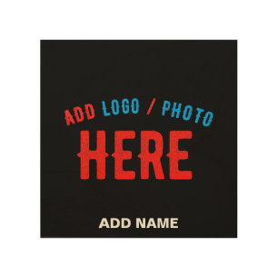 STYLISH MODERN CUSTOMIZABLE BLACK VERIFIED BRANDED WOOD WALL ART