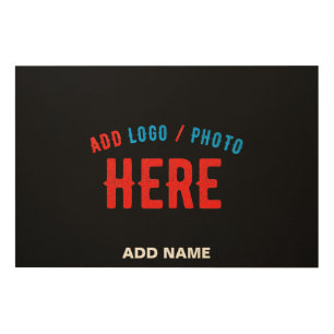 STYLISH MODERN CUSTOMIZABLE BLACK VERIFIED BRANDED WOOD WALL ART